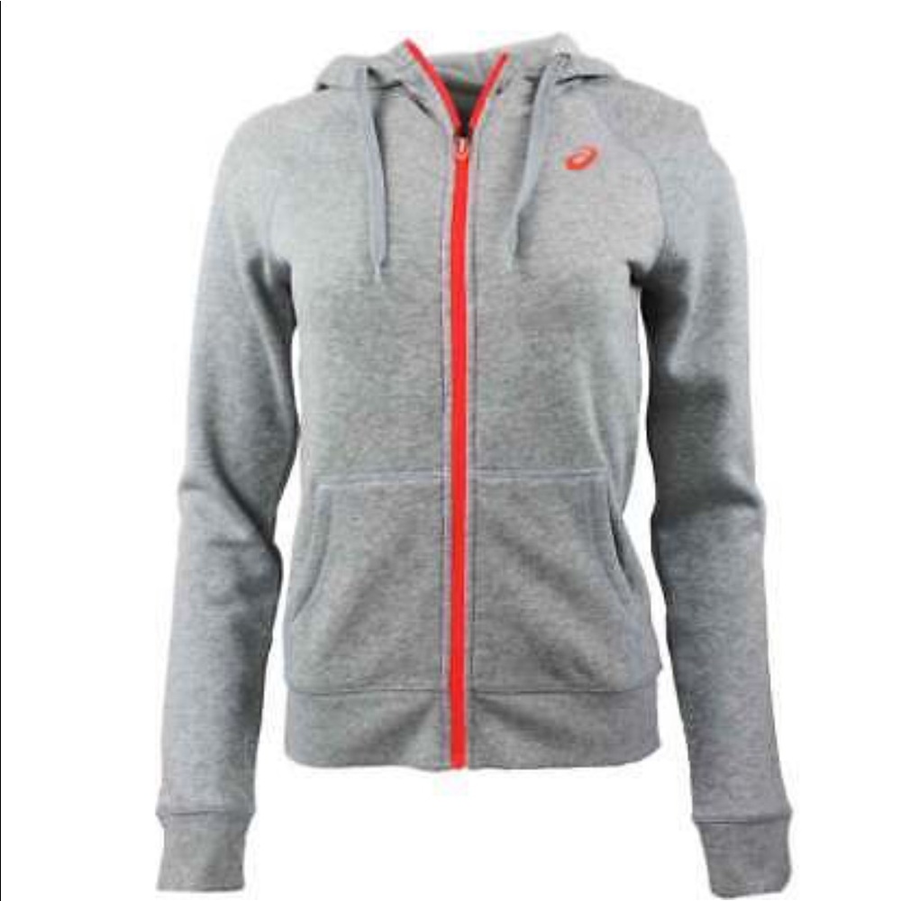ASICS zip up hooded sweatshirt